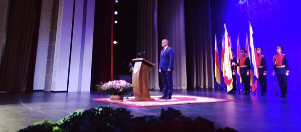 В Цхинвале почтили минутой молчания память павших защитников Южной Осетии В Цхинвале почтили минутой молчания память павших защитников Южной Осетии - Sputnik Хуссар Ирыстон