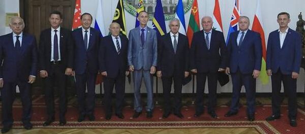 Хуссар Иры делегаци фембӕлд Абхазы президентимӕ Хуссар Иры делегаци фембӕлд Абхазы президентимӕ - Sputnik Хуссар Ирыстон