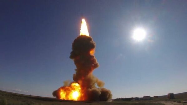 Пуск новой противоракеты системы ПРО на полигоне Сары-Шаган в Казахстане. 30 августа 2018 - Sputnik Южная Осетия