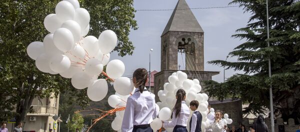Беслӕны амӕттӕгты номарӕн фыдохы мадзал Цхинвалы Беслӕны амӕттӕгты номарӕн фыдохы мадзал Цхинвалы - Sputnik Хуссар Ирыстон