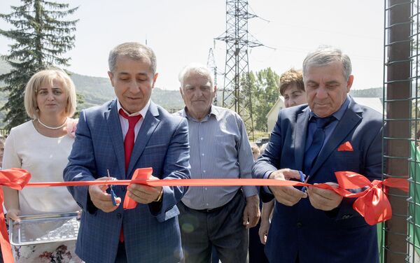 Открытие футбольного поля в дзауской школе-интернате - Sputnik Южная Осетия