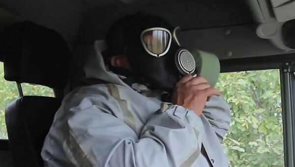 Учения с подразделениями радиационной защиты Центрального военного округа - Sputnik Южная Осетия