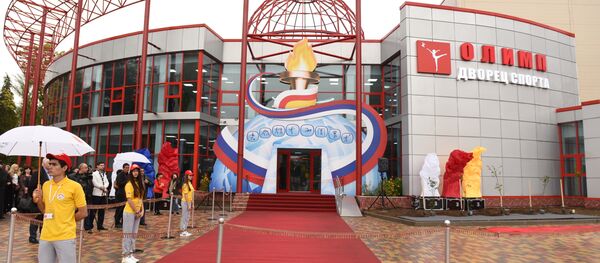 Хуссар Ирыстоны цытджын уавӕры бакодтой спорткомплекс Олимп Хуссар Ирыстоны цытджын уавӕры бакодтой спорткомплекс Олимп - Sputnik Хуссар Ирыстон