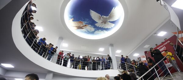 Спорткомплекс Олимп в Цхинвале Спорткомплекс Олимп в Цхинвале - Sputnik Южная Осетия