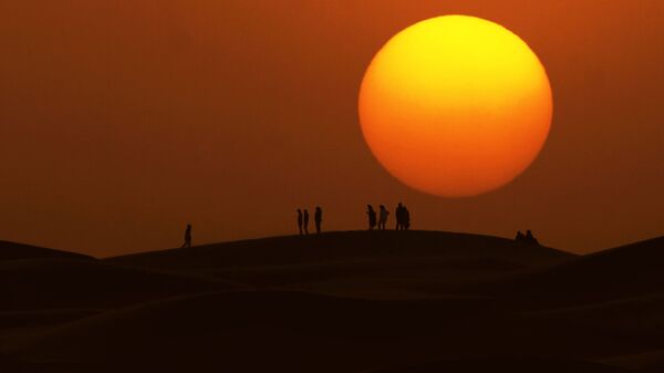 Закат солнца в марокканской Сахаре - Sputnik Южная Осетия