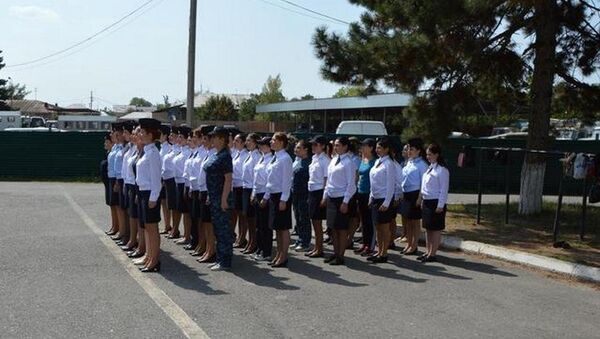 МВД Южной Осетии готовит к параду в День республики женский расчет - Sputnik Южная Осетия