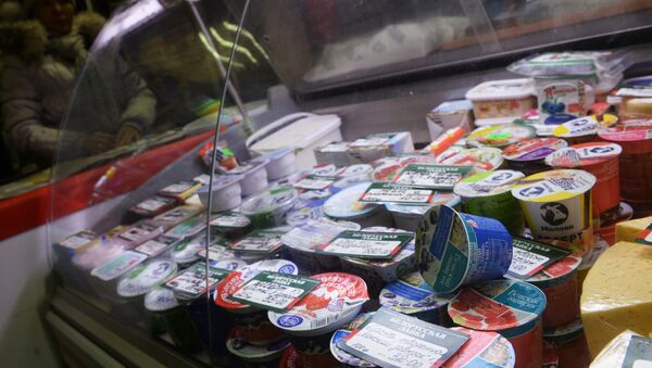Продажа белорусских продуктов в Москве - Sputnik Южная Осетия