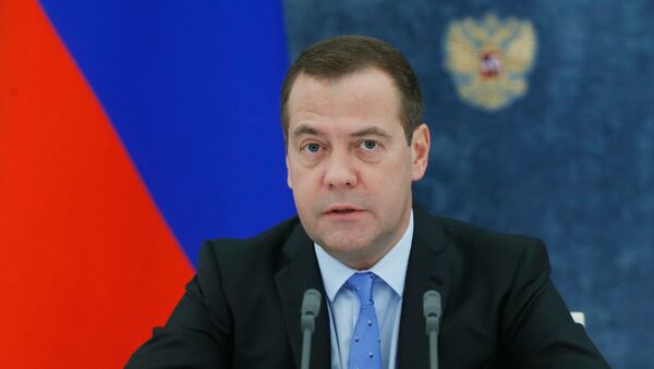 Председатель правительства РФ Дмитрий Медведев - Sputnik Южная Осетия