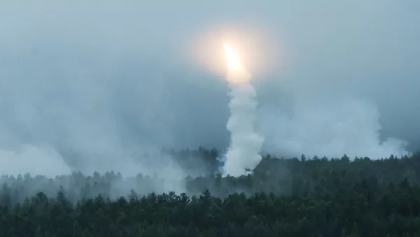 Стрельбы на военных учениях войск ПВО в рамках маневров Восток-2018 на полигоне Телемба в Бурятии - Sputnik Южная Осетия