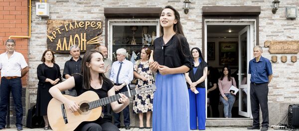 Открытие первой арт-галереи в Цхинвале - Sputnik Южная Осетия