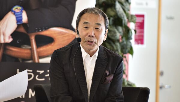 Японский писатель Харуки Мураками выступает в рамках визита в Данию в связи с присуждением литературной премии имени Андерсена - Sputnik Южная Осетия