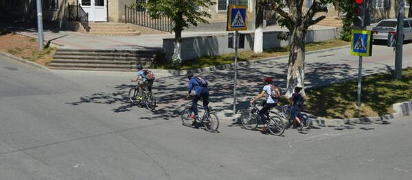 Хуссар Иры МХМ бафӕдзӕхста велосипедистты Хуссар Иры МХМ бафӕдзӕхста велосипедистты - Sputnik Хуссар Ирыстон