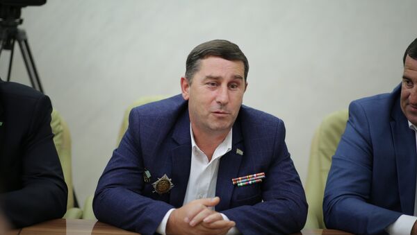 Встреча с делегацией ветеранов Отечественной войны народа Абхазии - Sputnik Южная Осетия