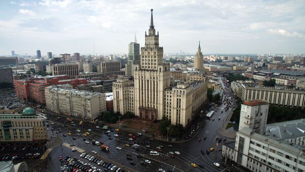 Высотное здание на площади Красных Ворот в Москве - Sputnik Южная Осетия