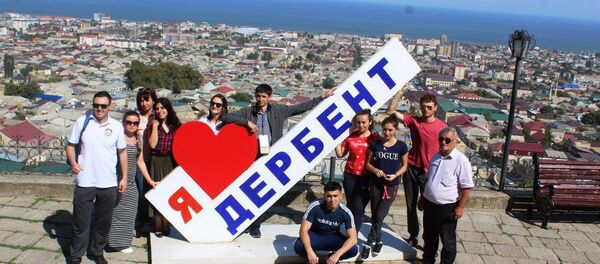 Делегация Южной Осетии на молодежном форуме в Дагестане Каспий-2018 Делегация Южной Осетии на молодежном форуме в Дагестане Каспий-2018 - Sputnik Южная Осетия