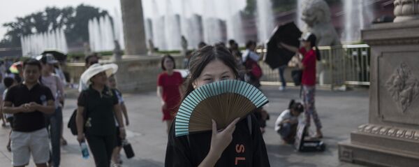 Туристы на площади Тяньаньмэнь в Пекине - Sputnik Южная Осетия