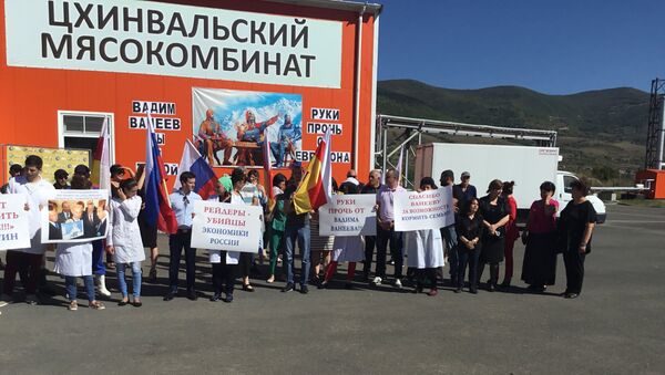 Митинг в поддержку Вадима Ванеева - Sputnik Южная Осетия