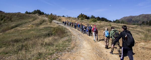 Поход клуба Аполлон в Билурта - Sputnik Южная Осетия