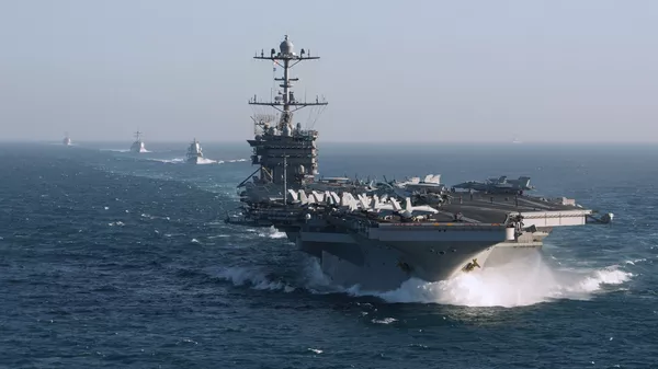 Авианосная группа ВМС США во главе с авианосцем Harry Truman. Архивное фото
