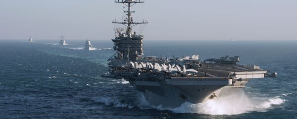 Авианосная группа ВМС США во главе с авианосцем Harry Truman. Архивное фото Авианосная группа ВМС США во главе с авианосцем Harry Truman. Архивное фото - Sputnik Южная Осетия