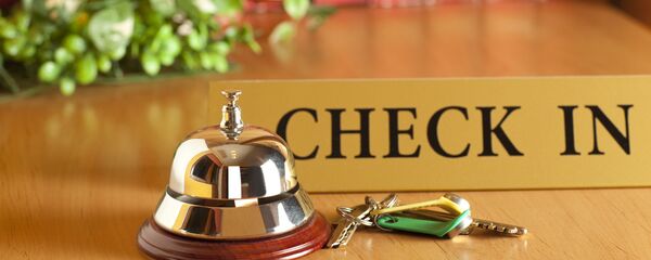 Стойка ресепшена в гостинице - Sputnik Южная Осетия