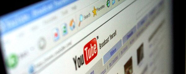 Открытая страница сайта YouTube - Sputnik Южная Осетия