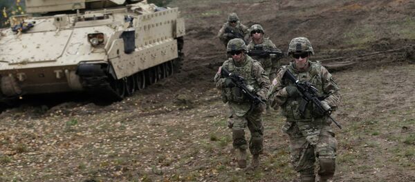 Солдаты США на учениях - Sputnik Южная Осетия