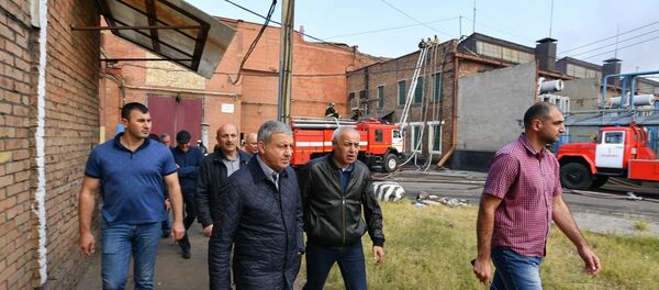 Глава Северной Осетии назвал виновных за пожар на заводе Электроцинк Глава Северной Осетии назвал виновных за пожар на заводе Электроцинк - Sputnik Южная Осетия