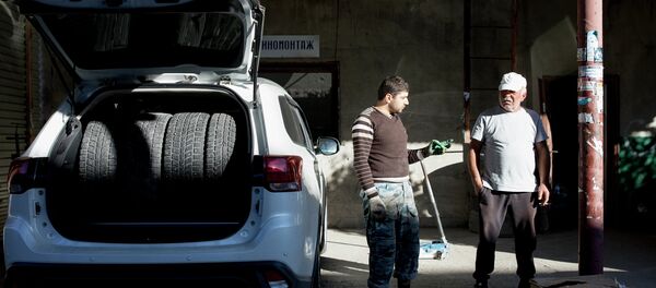 Шиномонтажная мастерская Шиномонтажная мастерская - Sputnik Южная Осетия