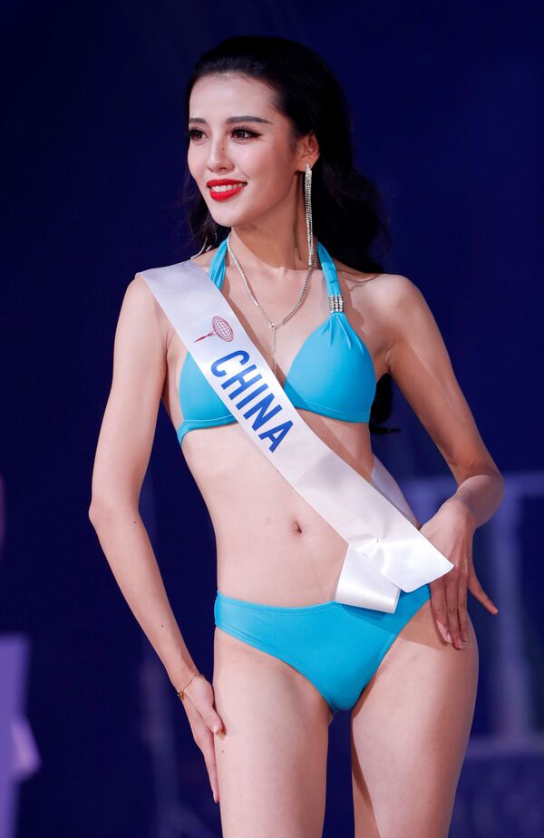 Китаянка Wang Chaoyuan на конкурсе красоты Мисс Интернешнл - 2018 в Токио, Япония - Sputnik Южная Осетия