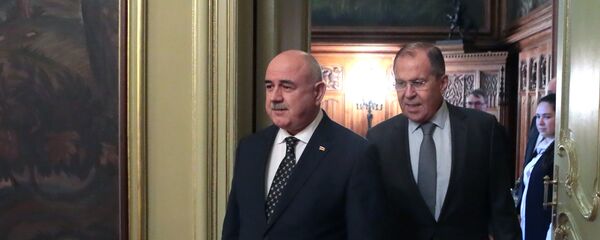 Встреча глав МИД РФ и Южной Осетии С. Лаврова и Д. Медоева - Sputnik Южная Осетия