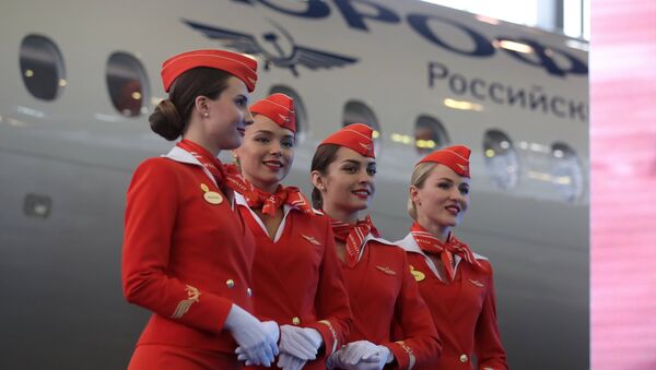 Девушки в униформе компании Аэрофлот - Sputnik Южная Осетия
