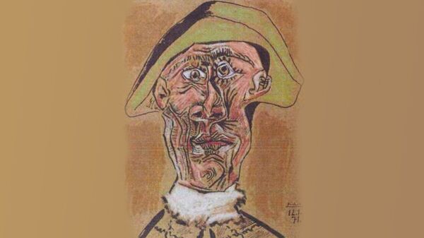 Картина Пабло Пикассо Голова арлекина - Sputnik Южная Осетия