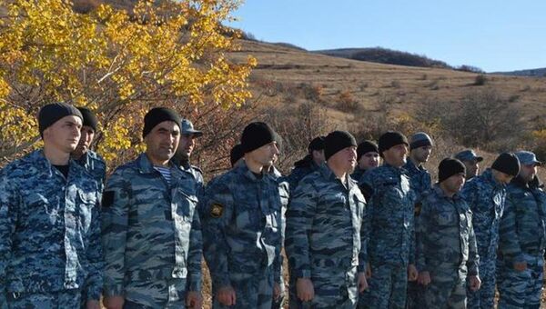 Личный состав УВО совершил марш-бросок - Sputnik Южная Осетия