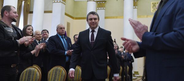 Инаугурация избранного главы ЛНР Л. Пасечника  Инаугурация избранного главы ЛНР Л. Пасечника  - Sputnik Южная Осетия