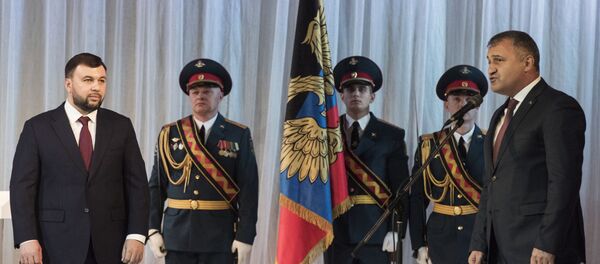 Инаугурация избранного главы ДНР Д. Пушилина Инаугурация избранного главы ДНР Д. Пушилина - Sputnik Южная Осетия