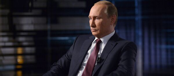 Президент РФ В.Путин Президент РФ В.Путин - Sputnik Южная Осетия