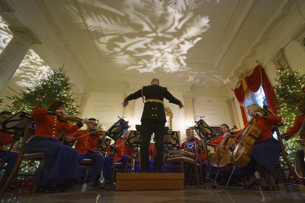 Выступление Морского оркестра США в Белом доме  - Sputnik Южная Осетия