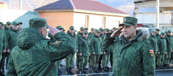 Построение в Минобороны РЮО - Sputnik Южная Осетия