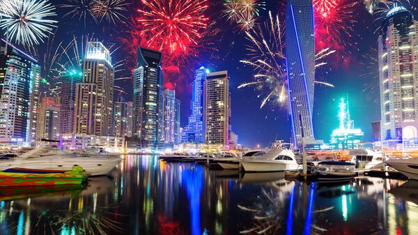 Новый год в Дубаи, ОАЭ - Sputnik Южная Осетия