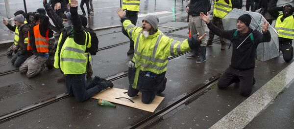 желтые жилеты желтые жилеты - Sputnik Южная Осетия