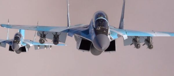 Кадры испытаний новейших истребителей МиГ-35 - Sputnik Южная Осетия