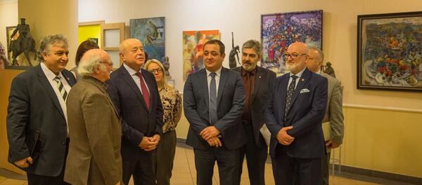 В РИСИ открылась художественная галерея представителей осетинской живописи В РИСИ открылась художественная галерея представителей осетинской живописи - Sputnik Южная Осетия