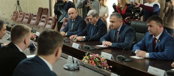 Встреча делегации ЛНР с руководством РЮО - Sputnik Южная Осетия