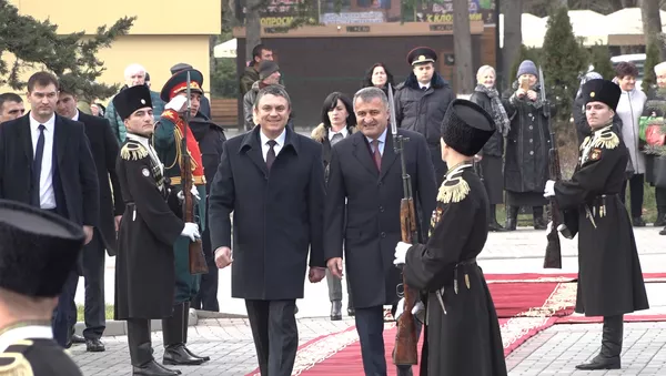 Как встречали главу ЛНР в Цхинвале: видео - Sputnik Южная Осетия