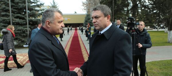 Президент РЮО Анатолий Бибилов и глава ЛНР Леонид Пасечник Президент РЮО Анатолий Бибилов и глава ЛНР Леонид Пасечник - Sputnik Южная Осетия