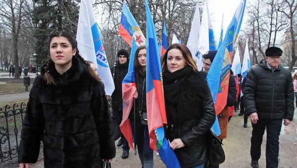 Митинг в Луганске - Sputnik Южная Осетия