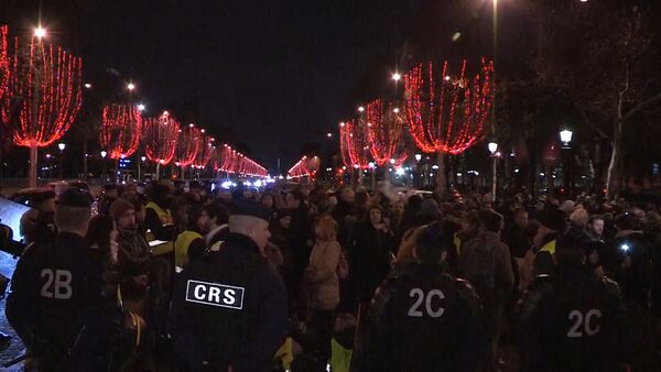 Протесты полицейских в Париже - Sputnik Южная Осетия