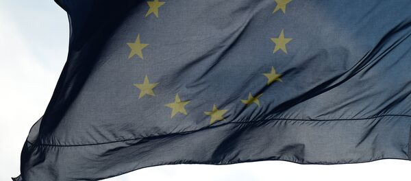 Флаги Евросоюза в Берлине Флаги Евросоюза в Берлине - Sputnik Южная Осетия