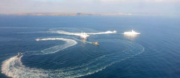 Три корабля ВМС Украины пересекли российскую границу Три корабля ВМС Украины пересекли российскую границу - Sputnik Южная Осетия